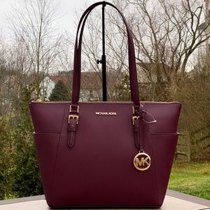 NWT Michael Kors Charlotte Top Zip Tote